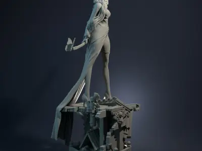 Katana Girl 3D print model