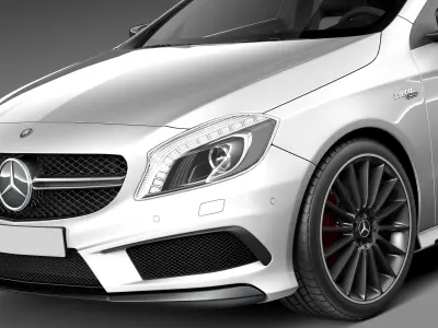 Mercedes-Benz A45 AMG 2014 3D model