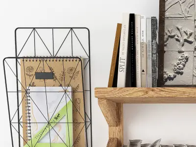 painting set - art workplace 3D model