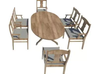 INGATORP  ikea table  3D model