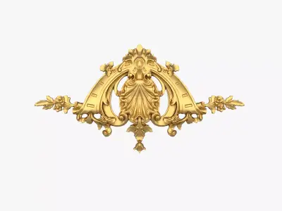 Classic decor ornament 216 3D model