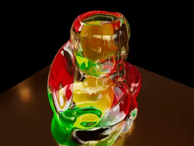Budha like Vase 3D print model