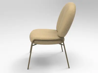 Klaus Chair Low-poly 3D model