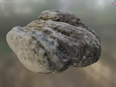 Briceburg Quartz 1 - 8K Textures - 7 Mesh Resolutions  Low-poly 3D model