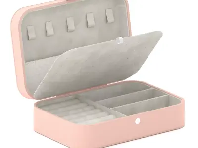 Travel jewelery box 3D model