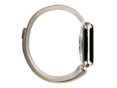 Apple Watch 8 Series - Gold  Milanese Loop 3ds Max 3D model