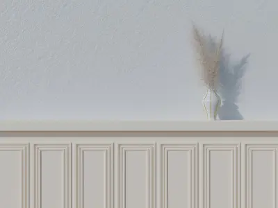Wall Partition for your interior Low poly 10 3D model