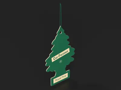 Little Trees Car Freshener Royal Pine Scent 3D model