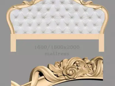 Bed Luxury  3D model