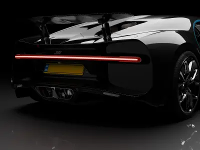 Bugatti Chiron 3D model