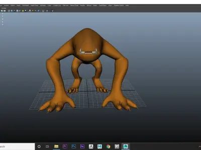 Ben 10 Alien 3D model with texture and rigg Low-poly 3D model