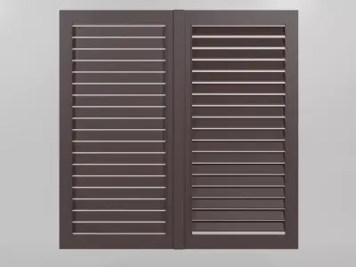 Basic Window Low-poly 3D model