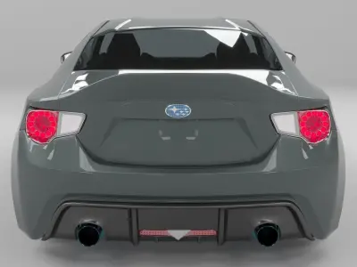 Subaru BRZ 3D model