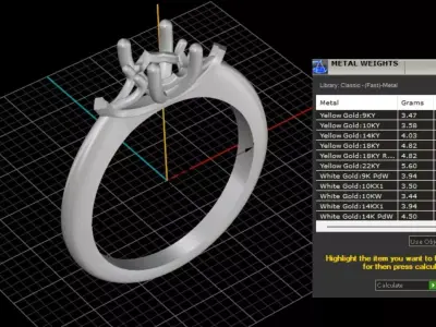 ring woman  3D print model 41