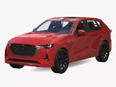 Mazda CX-60 2022 Low-poly 3D model