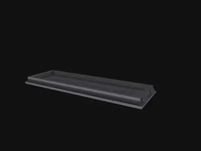 E36 DASH CLOCK DELETE PANEL 3D print model