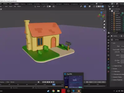 house 3d model Free 3D print model