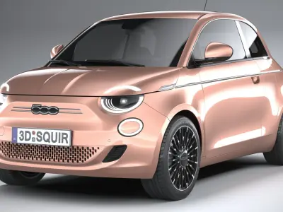 Fiat 500 3-1 2021 3D model