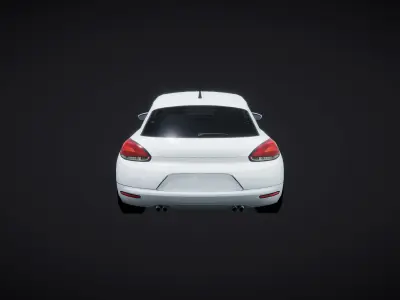 Car Hatchback 01 3D model