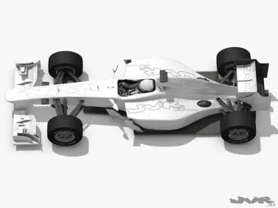Generic F1 2012 Race Car 3D model