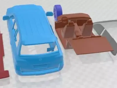 Lexus LX 570 2010 Printable Car  3D print model