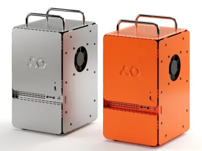 Simple mini-ITX pc case Computer-1 3D model
