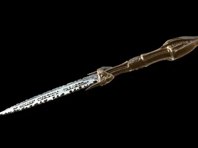 Chronicles of Riddick Irgun Knife 3d digital File 3D print model