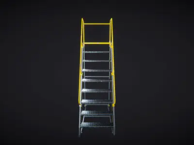 Rolling Ladder 3D model