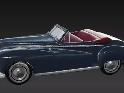Classic Car 3D Model Bundle 3 Models 3D print model