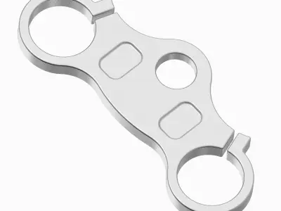 Motorcycle Triple Clamp 3D print model