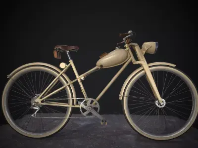 Bicycle Low-poly 3D model