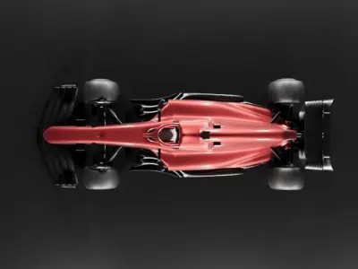 F1 Racing Car 3D model