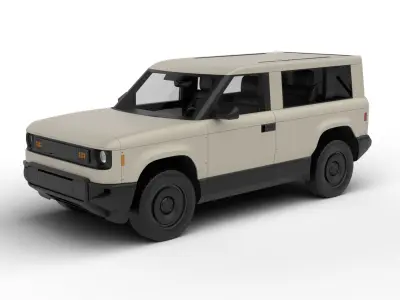 Slate Truck SUV 2027 3d model 3D model