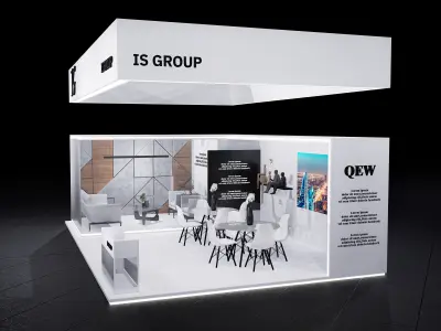exhibition Low-poly 3D model 10