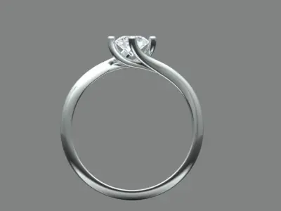 28 solitaire rings  3D print model