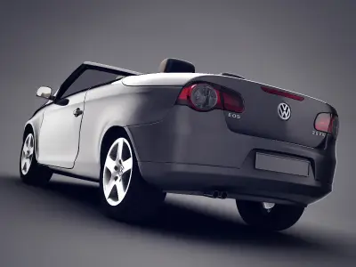 Volkswagen Eos convertible 3D model