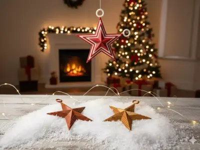 Christmas Tree Star Ornament 3D print model