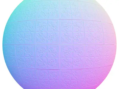 tile patterned 84-seamless-4k-pbr  3D model