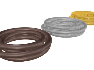 Organic Interlaced Moebius Loops 3D print model