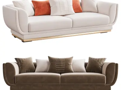 Modern Sofa By Honor Furniture 3D model