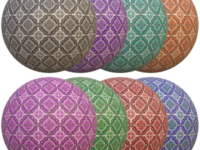tile patterned 165-seamless-4k-pbr  Texture
