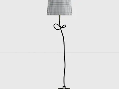 Liana Floor Lamp Low-poly 3D model