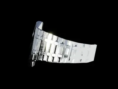 Designer Watch Low-poly 3D model