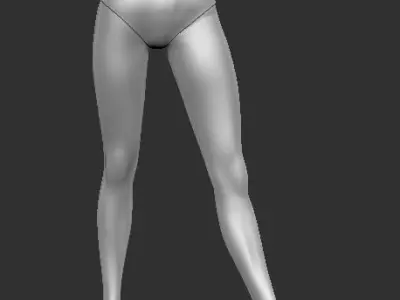 female body vase  3D model