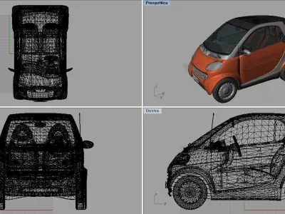 Smart Fortwo Free 3D model