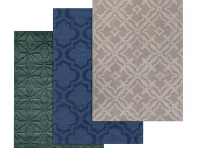 Rug Set 655 3D model