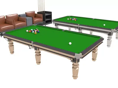 Billiards Table 3D model