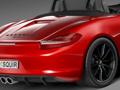 Porsche Boxster GTS 2015 3D model
