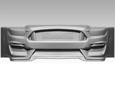 Fury Front Mustang Jewel Ring 3D print model
