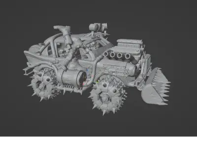 Road Rage RR-006 Mad max style 3D printable models 3D print model